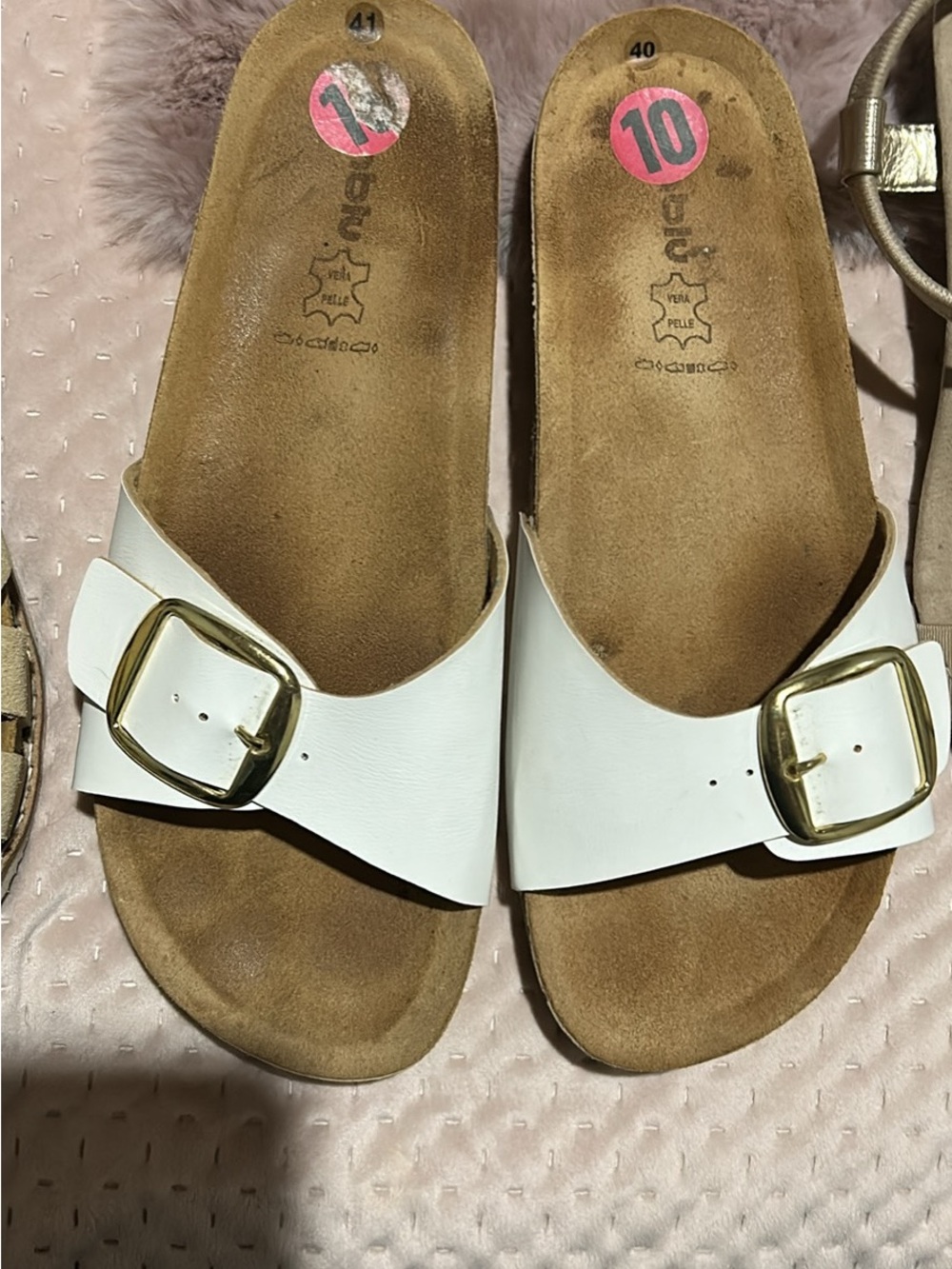 Grulin Buckle Strap Slide Sandals